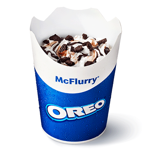 McFlurry Oreo met Chocoladesaus