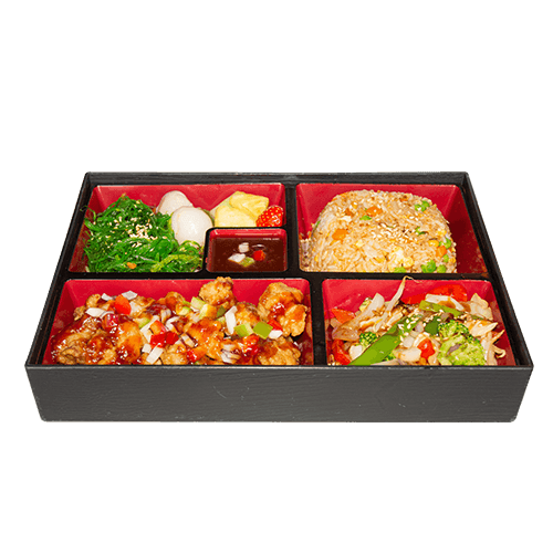 Karaage kip bento
