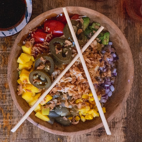 Pulled chicken bowl