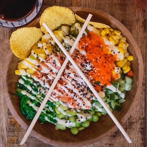 Salmon style bowl