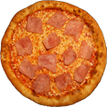 Pizza prosciutto