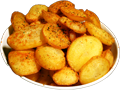 Aardappelschijfjes (gekruid)
