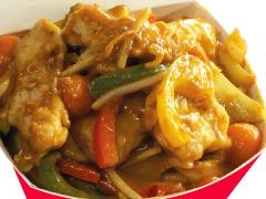 Wok saté chicken