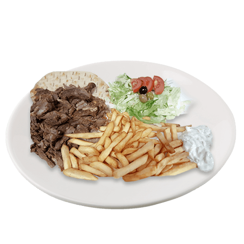 Griekse gyros schotel xl