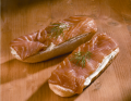 Zalm met kruidenkaas
