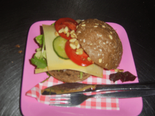 Mattured cheese sandwich