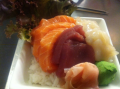 Sashimi donburi