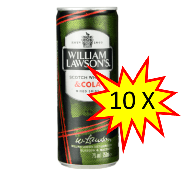 10 William Lawson Whiskey&Cola