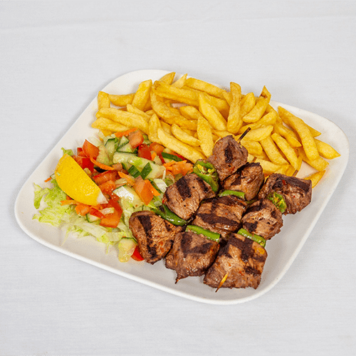Şiş kebab plate