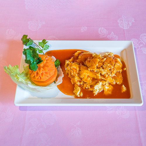 Foe yong hai met kipfilet