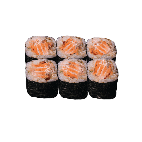 Fried sake maki