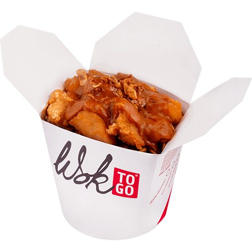 Crunchy satay chicken