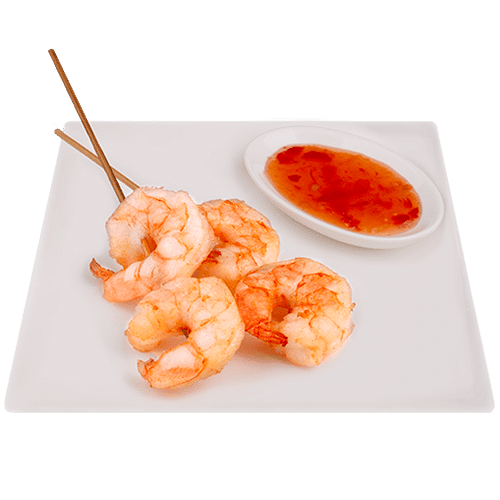 Shrimp satay 2 spiezen