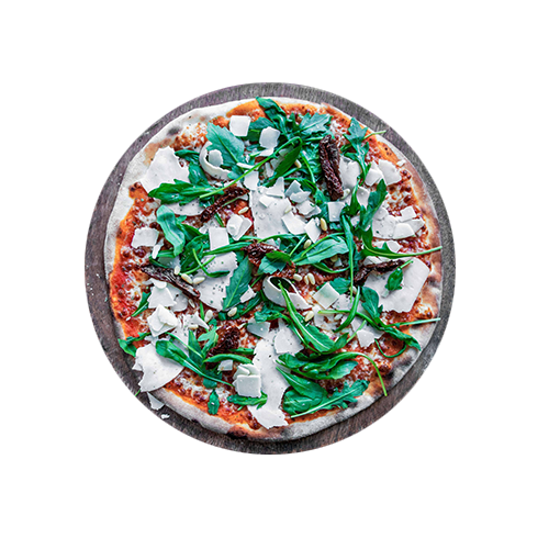 Pizza chicken carpaccio