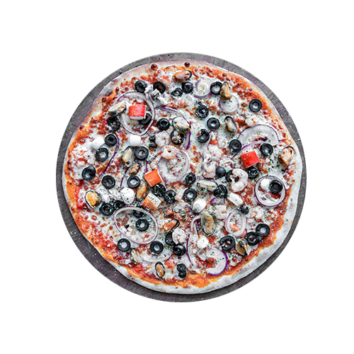 Pizza seafood