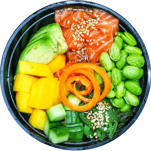 Poke bowl Zalm