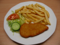 Kleine schotel kipschnitzel