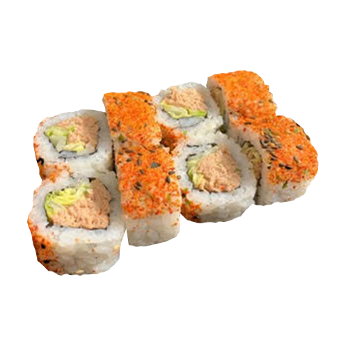 Tuna salad inside-out