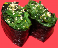 Chuka wakame gunkan nigiri