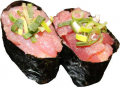 Spicy tuna nigiri