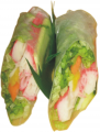Saladerol met omelet en sesam