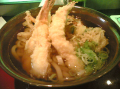 Tempura udon soep