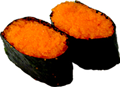 Tobiko nigiri