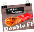 Supreme chicken wrap