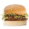 Double grill burger