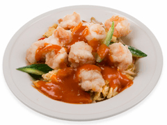 Foe yong hai with 10 Chinese shrimps