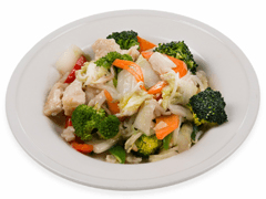 Broccoli with chicken breast