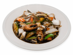 Chicken breast in blackbean sauce