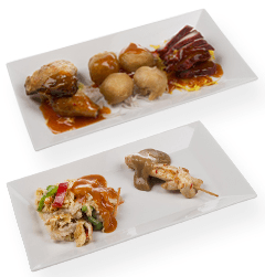 Chinese rijsttafel for 2 persons