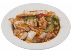 Chicken breast with a spicy sauce