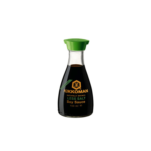 Fles sojasaus minder zout 150 ml