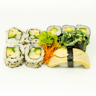 Small Vegetarian Menu (9 stuks), 1 pers