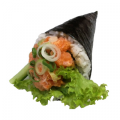 Spicy sake temaki