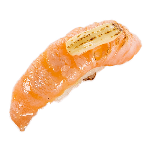 Sake cheese nigiri