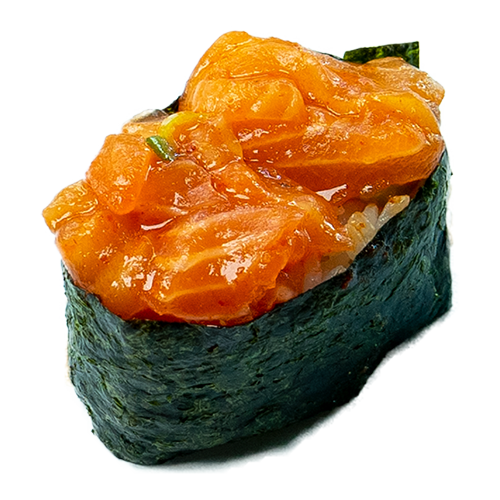 Spicy sake gunkan