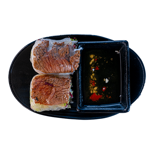Fresh spring roll beef