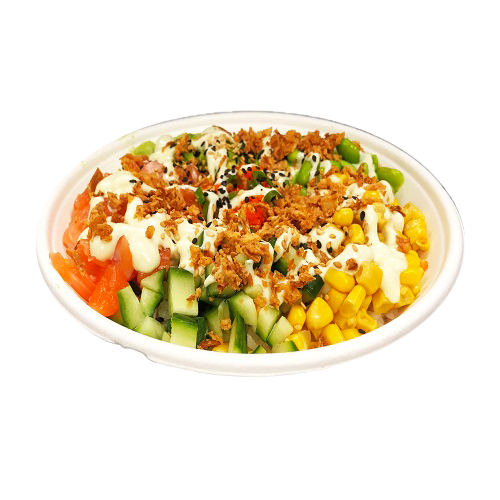 Poké bowl salmon