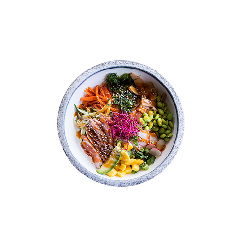 Poké bowl eend