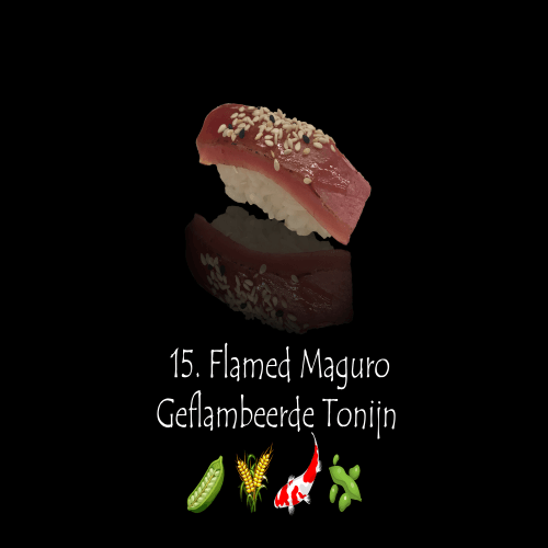Flamed maguro
