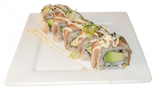 Tuna outside torch roll