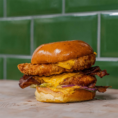 Chicken gigantor burger