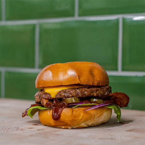 Spicy cowboy burger
