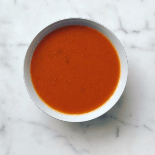 Spicy paprika-tomatensoep