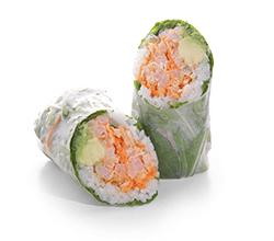 Sushi spring roll garnalen