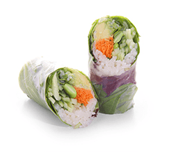Sushi spring roll vegetarisch