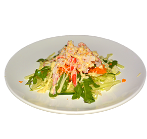 Krab masago (vis eitjes) salade